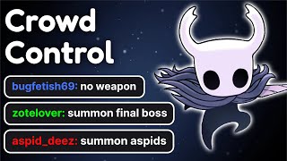 🔴 Hollow Knight But Chat Controls the World Crowd Control [upl. by Wearing]