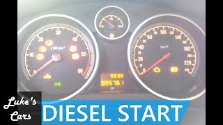 OPEL Astra H 17 CDTI Engine start  revving [upl. by Alberta]