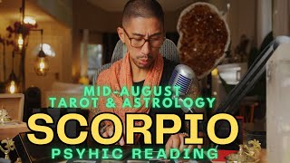 SCORPIO 🔮 UNIVERSE BRINGS YOUR SOULMATE TO YOU  AUGUST TAROT HOROSCOPE [upl. by Ayotnom139]