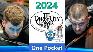 Jayson Shaw vs Pijus Labutis  One Pocket  2024 Derby City Classic rd 5 [upl. by Odla]