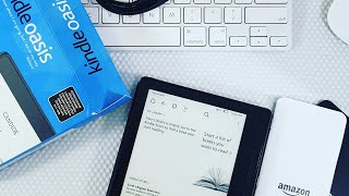 Amazon Kindle Oasis Unboxing amp First Impressions [upl. by Cadman142]