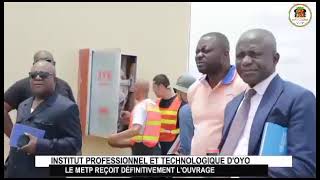 Institut professionnel et technologique d’Oyo ouvre ses portes cette année [upl. by Findley]