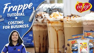 Frappe Recipe Tutorials  Negosyo Coffee Frappe Procedure  Starting your own cafe business [upl. by Ardnoik]