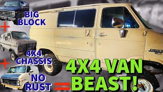 3 Vans Combine Into the ULTIMATE 4X4 Big Block Shaggin Wagon [upl. by Nabalas391]