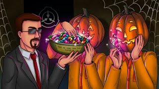 The Candy Dealer Of SCP Secret Laboratory  SCP Secret Lab Halloween Update Fun [upl. by Ahsinned]