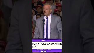 Robert F Kennedy Jr Endorse Danold Trump all is Voters at Milwaukee Wisconsin Rally Event campaign [upl. by Runkle336]