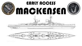 World of Warships Legends Tech Tree Spotlight Mackensen Early Access [upl. by Hsotnas817]