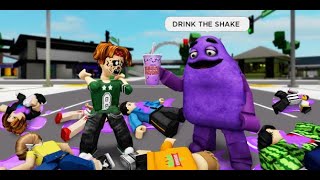 GRIMACE KILLS EVERYONE ROBLOX RP [upl. by Jarrett]