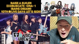 The Fam Jay Crew Reacts To RAISE A SUILEN  CORUSCATE DNA 1BanG Dream10th★LIVE DAY4 [upl. by Katuscha]