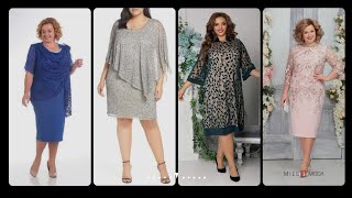 Latest gorgeous mother of the bride dress ideas Plus size women dress design for summer 2023 [upl. by Rehsa]