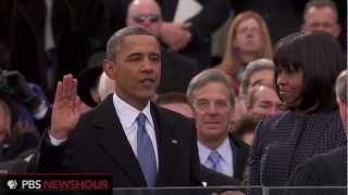 Watch President Barack Obama Get Swornin for Second Term [upl. by Eenat]