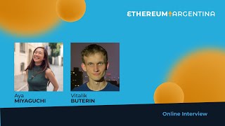 Ethereum Argentina 2024  Vitalik Buterin y Aya Miyaguchi [upl. by Arriet]