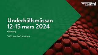 Camfil på Underhållsmässan 12  15 mars 2024 [upl. by Seel]