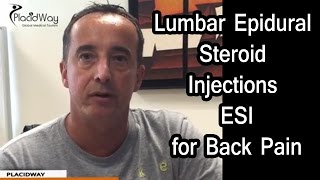 Lumbar Epidural Steroid Injections ESI for Low Back Pain in Mexico [upl. by Wartow]