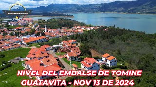 VOLANDO EN DRONE 4K EMBALSE DE TOMINE GUATAVITA NOVIEMBRE 13 DE 2024 [upl. by Negah167]