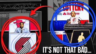 The Blazers Draft Lottery Wasnt As Bad As You Think  NBA Draft Lottery Reaction [upl. by Haimerej]