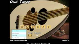 How to tune the oud  Oud Tuner  Oud Tuning [upl. by Ubana]