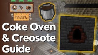 How to Make Coal Coke amp Creosote using the Coke Oven  Immersive Engineering [upl. by Kora]