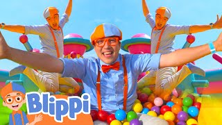 Jump In The Ultimate Ball Pit  Blippi Wonders Educational Videos for Kids [upl. by Frans597]