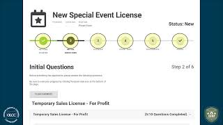 Guide to Submitting a Special Event Application in CAMP Temporary Sales Licenses amp Exempt Events [upl. by Vida]