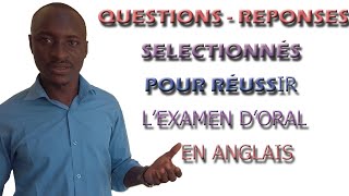 Des QUESTIONSREPONSES pour reussir son ORAL dANGLAIS [upl. by Franck]