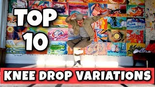 Breaking Tutorial  Top 10 Knee DropPin Drop Variations  How To Breakdance Basic  Advanced Drops [upl. by Seidler]