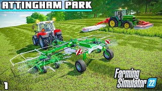 WELCOME TO THE FARM  Attingham Park COOP  Farming Simulator 22  Episode 1 [upl. by Issie]