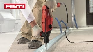 HOW TO Basics of hammer drilling by Hilti [upl. by Adnahsed772]