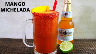 Mango Michelada  Michelada with Chamoy Recipe [upl. by Ringo]