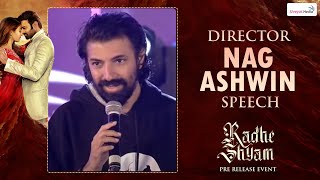 Director Nag Ashwin Speech  Radhe Shyam Pre Release Event  Project K  Shreyas Media [upl. by Ary357]