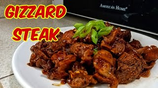 GIZZARD STEAK  How to make gizzard steak [upl. by Dihgirb]