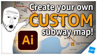 Beginners Guide to Creating NYCStyle Subway Maps Adobe Illustrator Tutorial w 🕗 timestamps [upl. by Anwad]