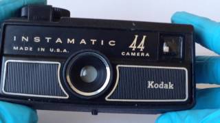 Vintage Camera Kodak Instamatic 44 Black Low price [upl. by Aimik743]