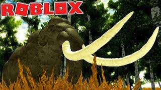 Cenozoic Survival Roblox  Poderosos Mamutes Tigre Dente de Sabre  1 PTBR [upl. by Niac]