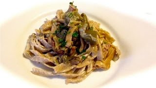 Tagliatelle carciofi e speckRICETTA FRESCA e PROFUMATAFACILE e VELOCE [upl. by Azitram671]