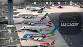 World of Airports  Casual Gameplay at Muscat Airport [upl. by Blaise331]