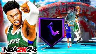 GIANNIS ANTETOKOUNMPO BUILD CONTACT DUNKS ARE UNSTOPPABLE NBA 2K24 [upl. by Mastic]