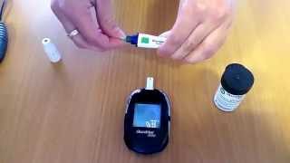 GlucoMen Areo  How to test with the GlucoMen Areo blood glucose meter [upl. by Ahsemaj]