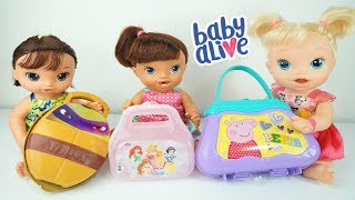 BABY ALIVE COMPRINHAS PARA MONTAR A LANCHEIRA DA MINHA BONECA [upl. by Yanahs34]