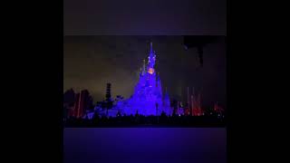 Disneyland Paris illuminations disneyland disney disneydreams lightshow paris disneyworld [upl. by Hanway]