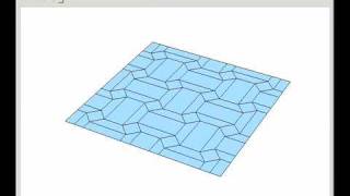 A Tessellation from a Square Twist Fold [upl. by Ernesta]