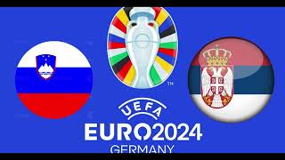 Résumé Slovénie  Serbie  Euro 2024 [upl. by Neelahs]