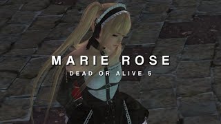 Marie Rose Scenes for Editing  DOA5 [upl. by Cirala]