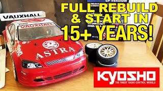 Vintage Nitro RC Restoration Kyosho Pureten Alpha 3 Plus first start in 15 years Engine Rebuild [upl. by Jc792]