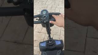 Demonstration of ElectroMagnetic Brakes on Mobility Scooters [upl. by Airetnahs]