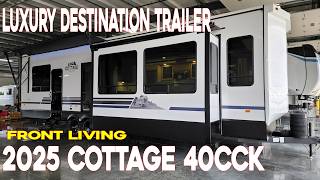 ULTIMATE Couples Destination Trailer 2025 Cottage 40CCK by Forestriver at Couchs RV Nation [upl. by Jacquenetta372]