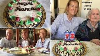 RICETTA PAN DI SPAGNA SENZA GLUTINE SENZA LIEVITO  COMPLEANNO DI ZIA E ASSAGGIO FINALE [upl. by Wallache]