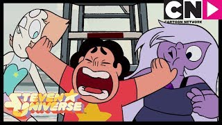 Steven Universe  Amethyst and Pearl Wont Stop Arguing  Giant Woman  Cartoon Network [upl. by Gitel]