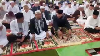 Suasana Ribuan Warga Ikuti Salat Id di Taman Kota Baturaja OKU [upl. by Kistner]