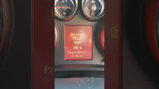 Service reset Vauxhall Zafira tourer eco flex 2012 [upl. by Lutero145]